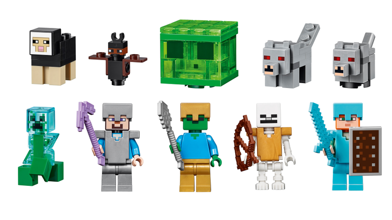 Illustration for article titled The $250 Mountain Cave Is The Biggest Lego Minecraft Set Yet
